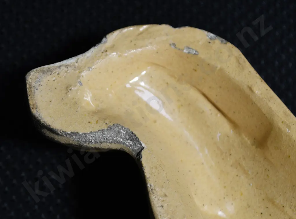 LUKE ADAMS MAJOLICA MANTLE DOGS Image 1++