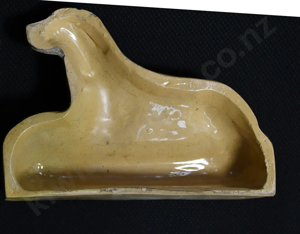 LUKE ADAMS MAJOLICA MANTLE DOGS Image 1++