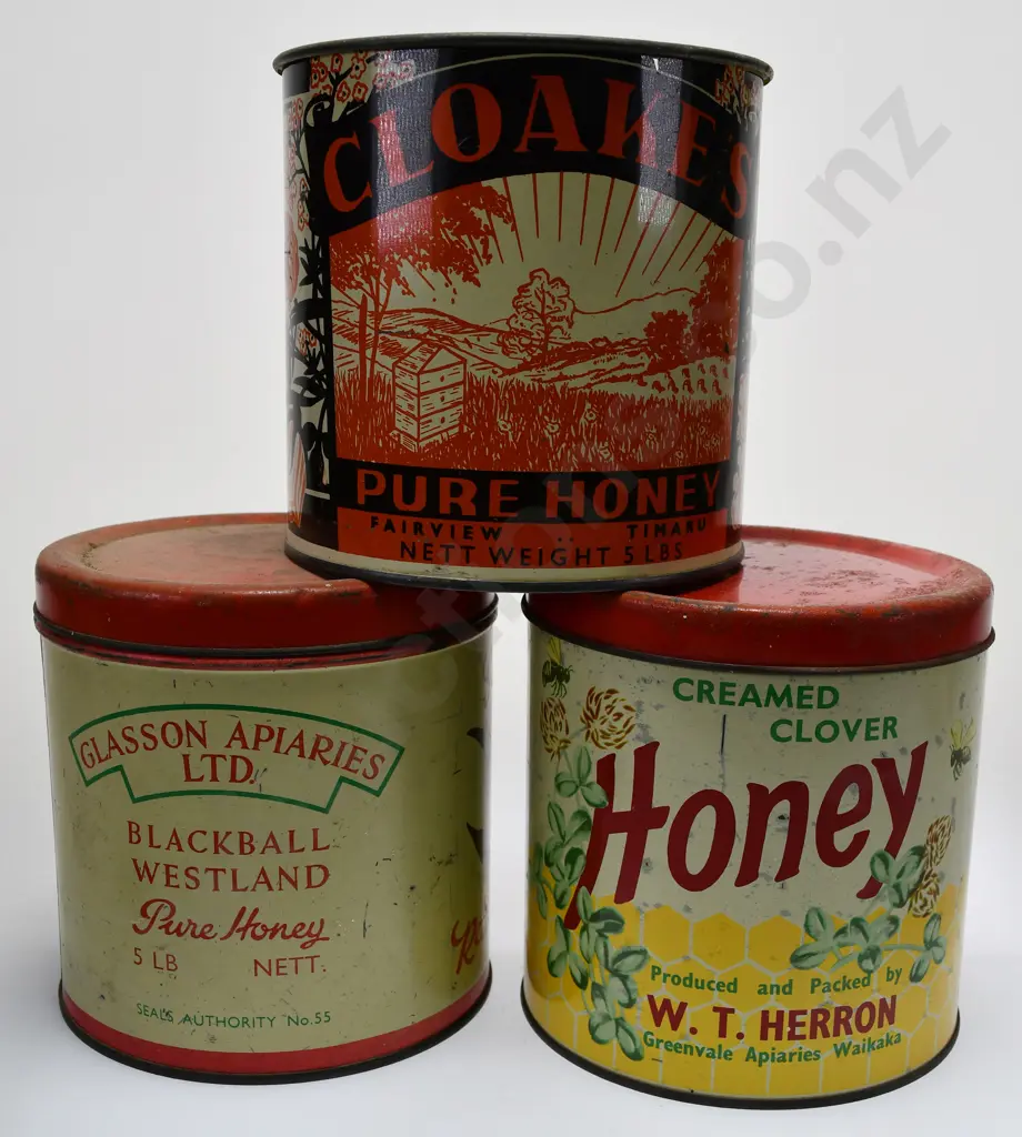 5LB HONEY TINS Image 1++