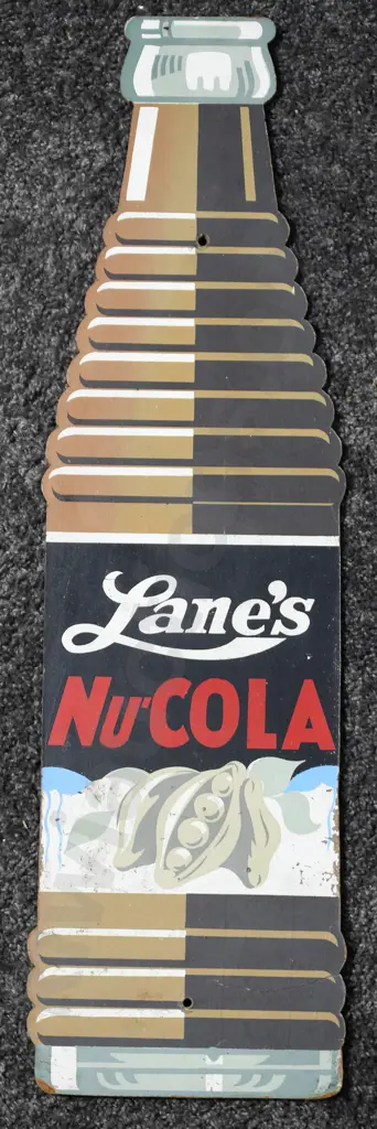 LANE’S NU COLA ADVERTISING SIGN Image 1++