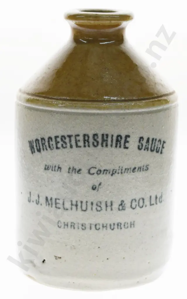 SAMPLE CHRISTCHURCH STONEWARE MELHUISH SAUCE Image 1++