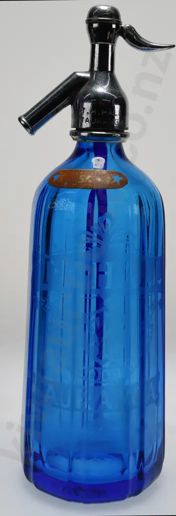 HALL TAURANGA BLUE SODA SYPHON Image 1++