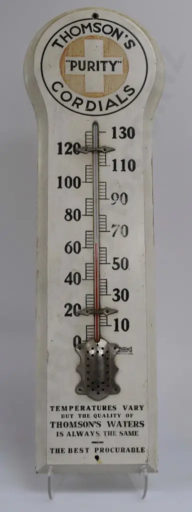 THOMSON’S DUNEDIN ADVERTISING THERMOMETER Image 1++