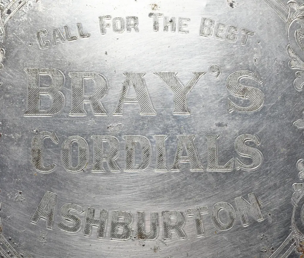 BRAY ASHBURTON ADVERTISING TRAY Image 1++