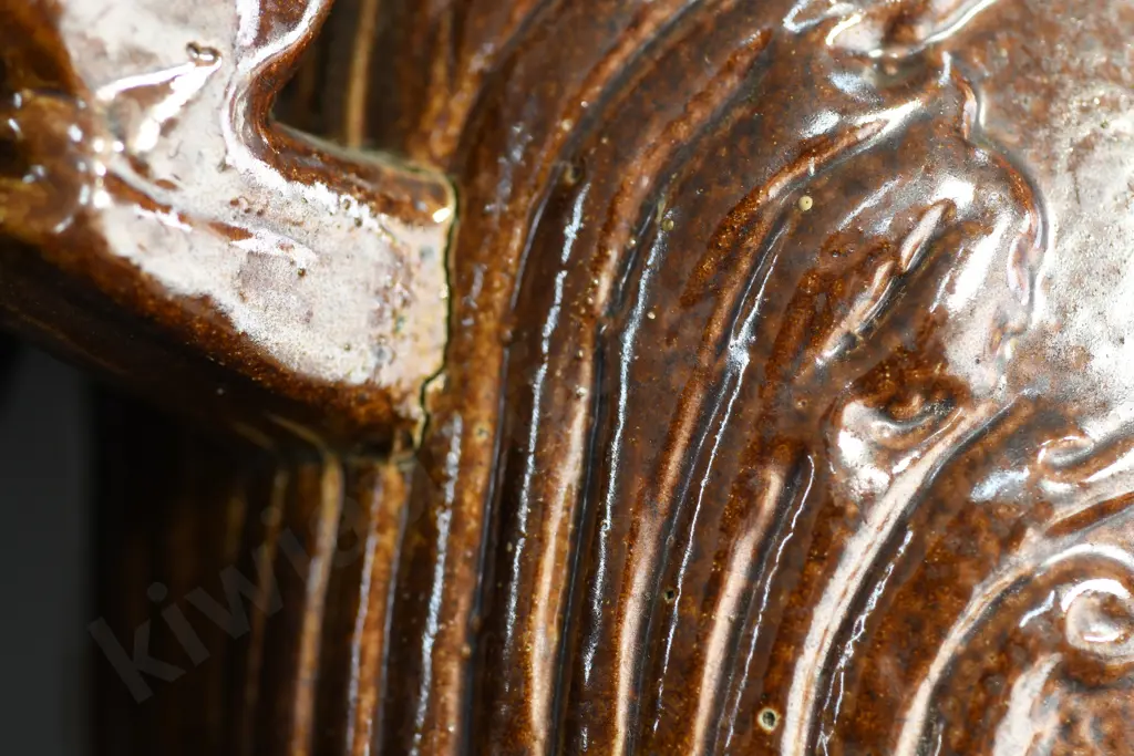 AUSTIN, KIRK & CO EARLY SALT GLAZED HUNTING JUG Image 1++