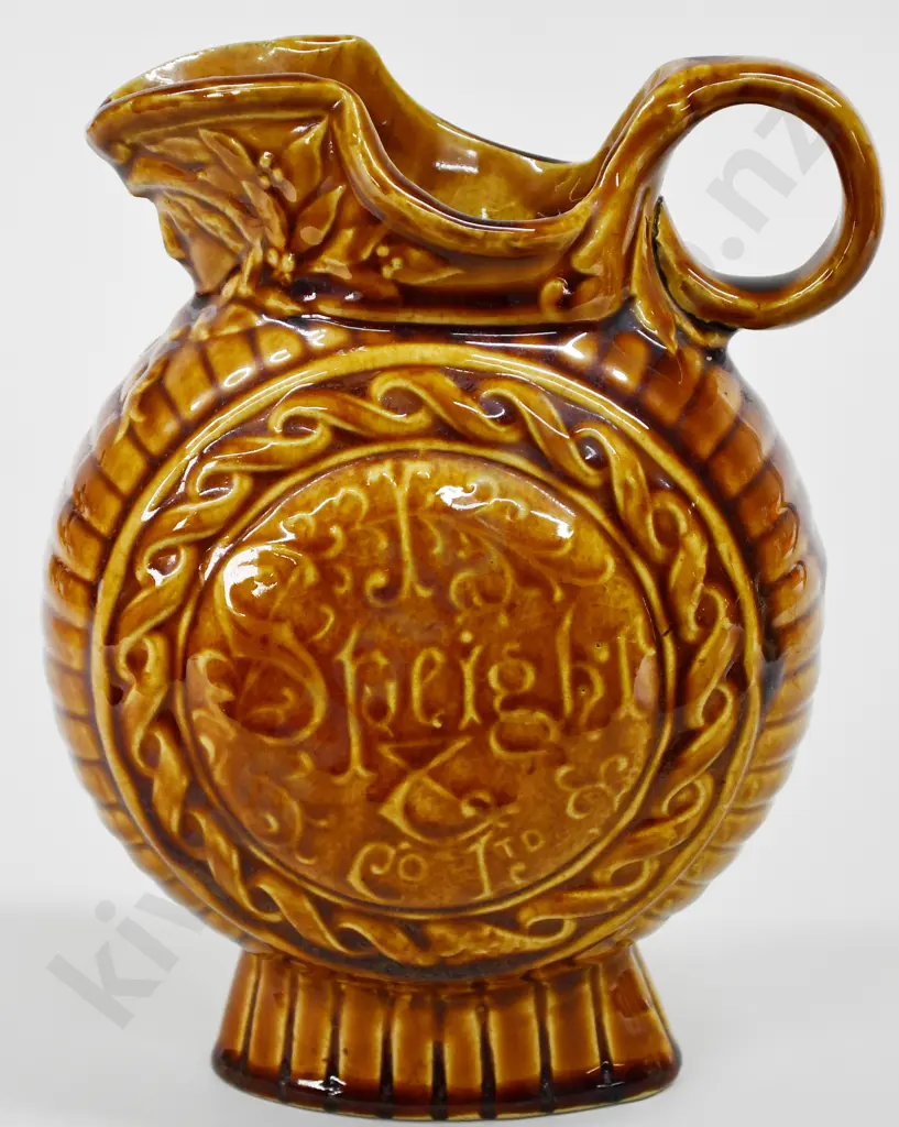 SPEIGHTS 1898 BENHAR/MILTON POTTERY ADVERTISING WATER JUG Image 1++