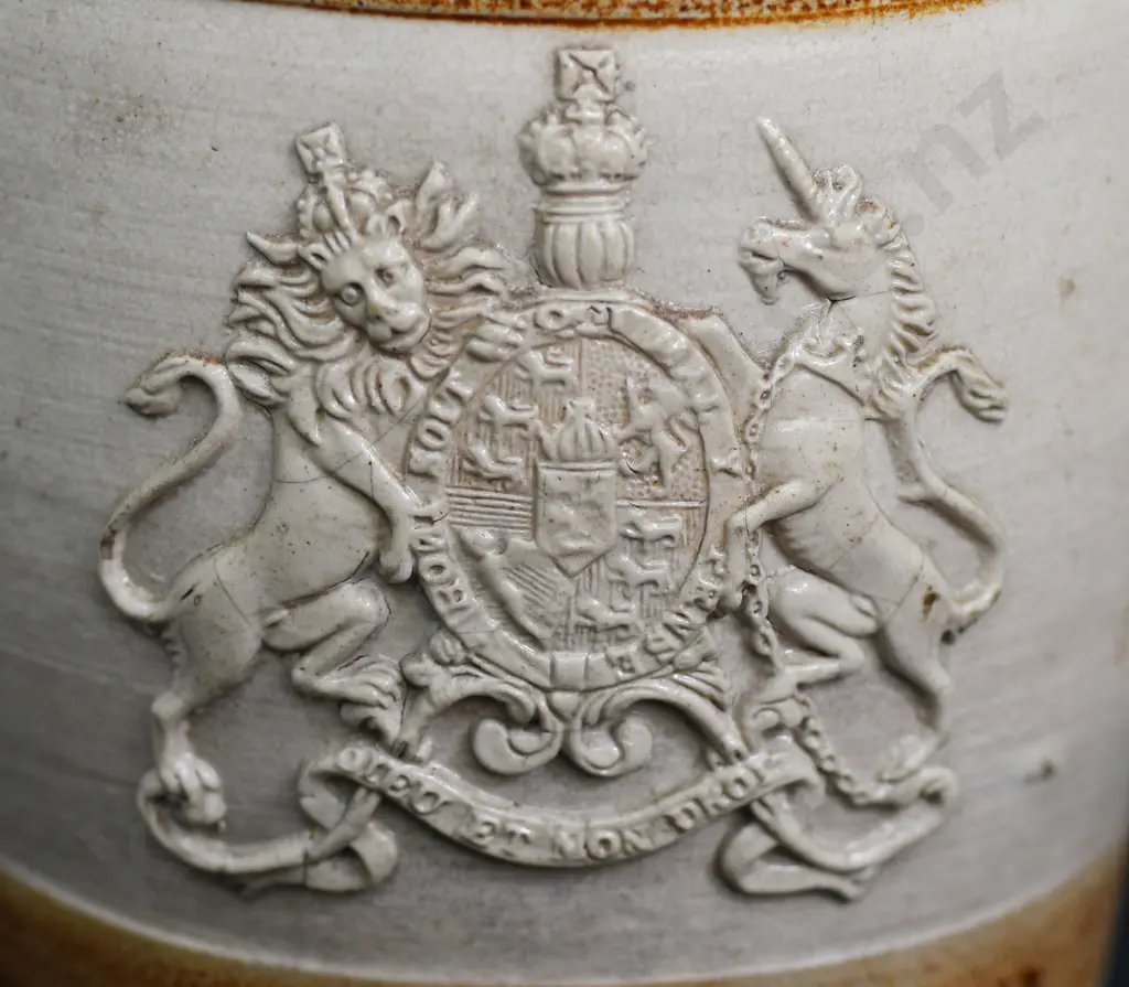 EARLY STONEWARE SPIRITS BARREL Image 1++