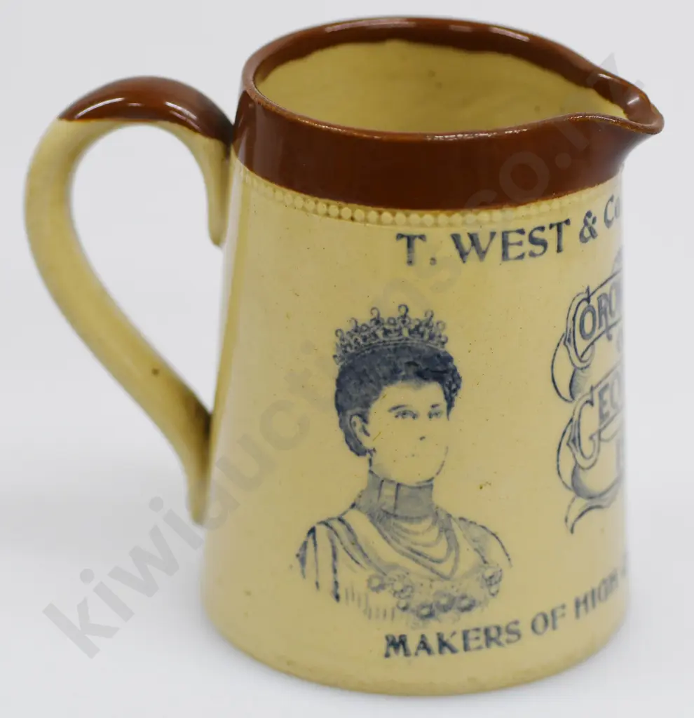 WEST 1911 CORONATION WATER JUG Image 1++