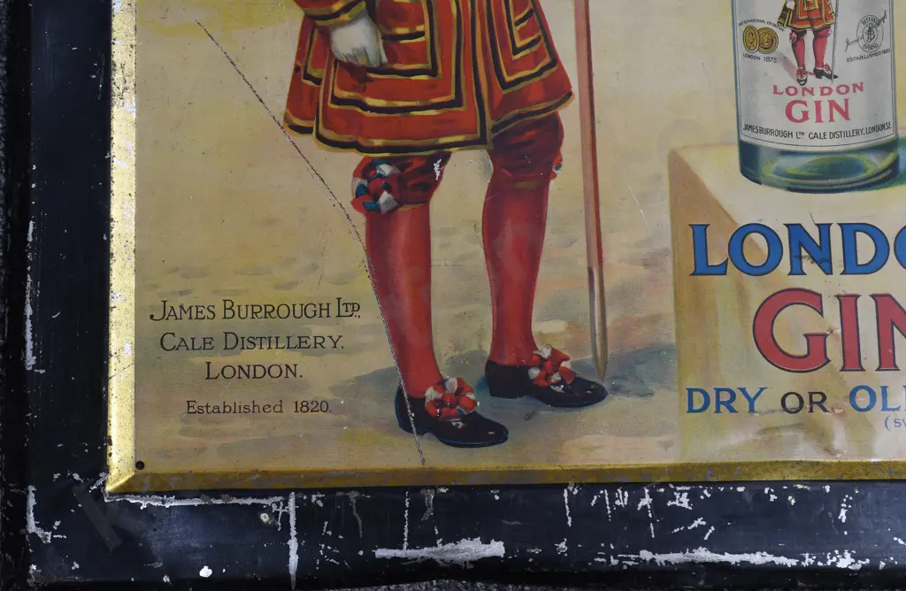 BEEFEATER GIN TIN SIGN Image 1++