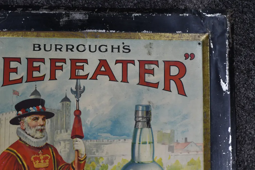 BEEFEATER GIN TIN SIGN Image 1++