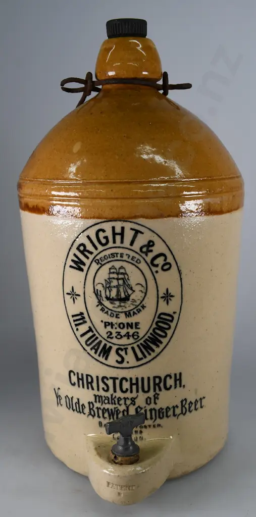 WRIGHT CHRISTCHURCH STONE JAR Image 1++