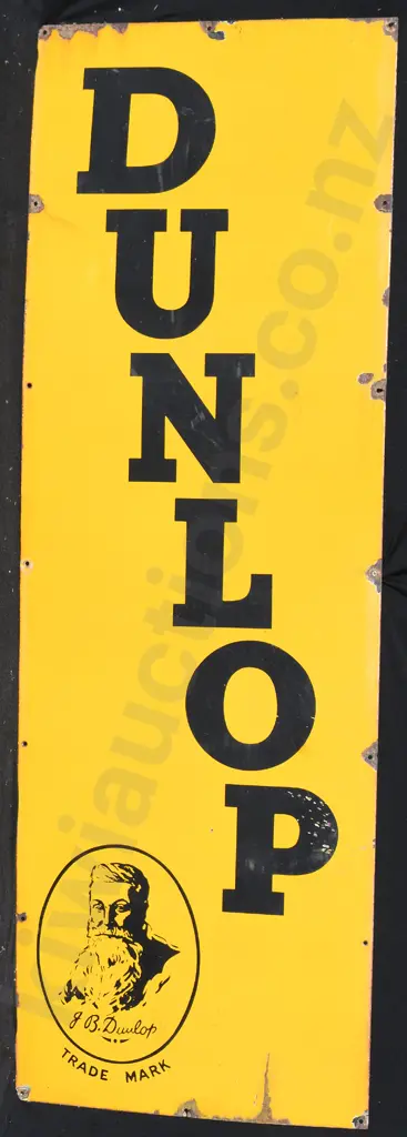 DUNLOP ENAMEL SIGN Image 1++