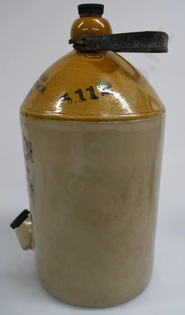 THOMSON LEWIS 4 TOWNS STONE JAR Image 1++