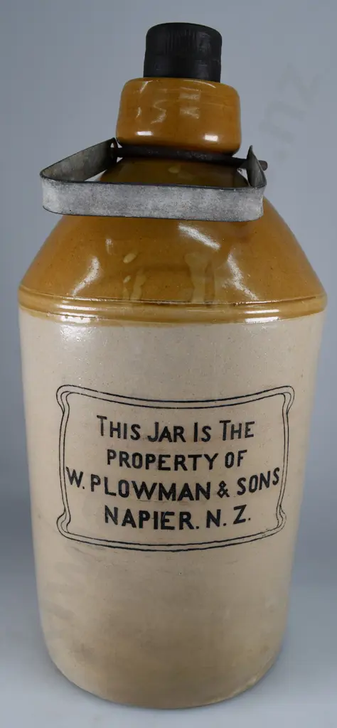 PLOWMAN NAPIER STONE JAR Image 1++