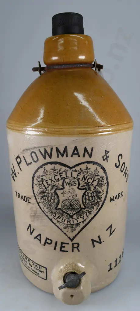 PLOWMAN NAPIER STONE JAR Image 1++