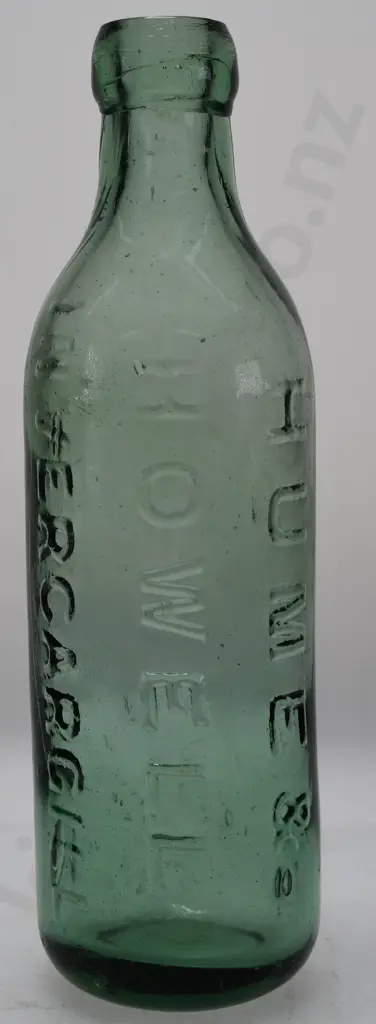 HUME & HOWELL INVERCARGILL AERATED WATER PATENT Image 1++