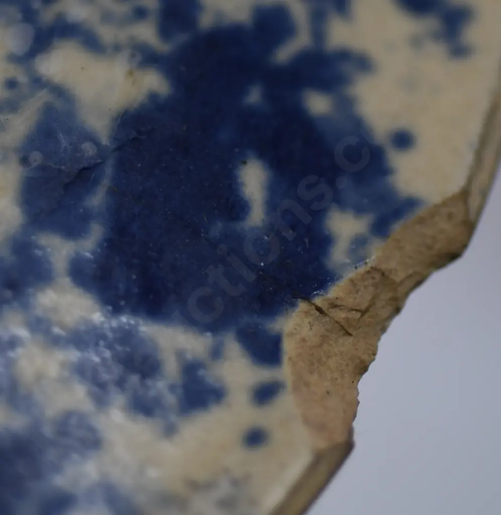 TIMARU POTTERIES LARGE BLUE MOTTLED STORAGE JAR Image 1++