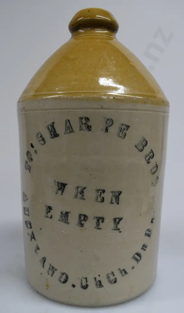 SHARPE BROS AUCKLAND CHCH DNDN STONE JAR Image 1++