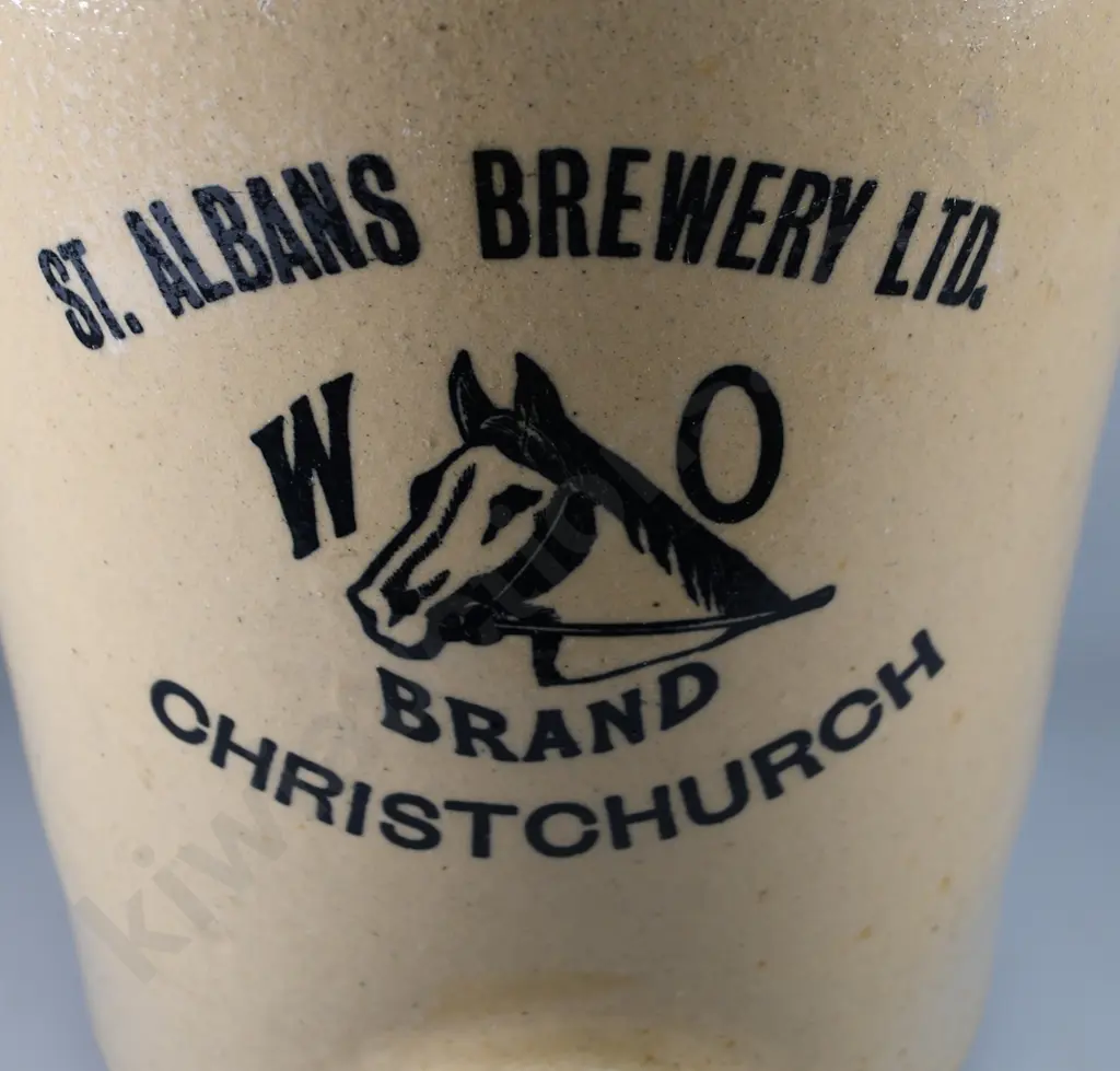 ST ALBANS BREWERY CHRISTCHURCH STONE JAR Image 1++