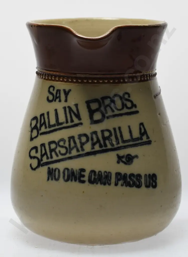 BALLIN BROS CHRISTCHURCH STONEWARE WATER JUG Image 1++