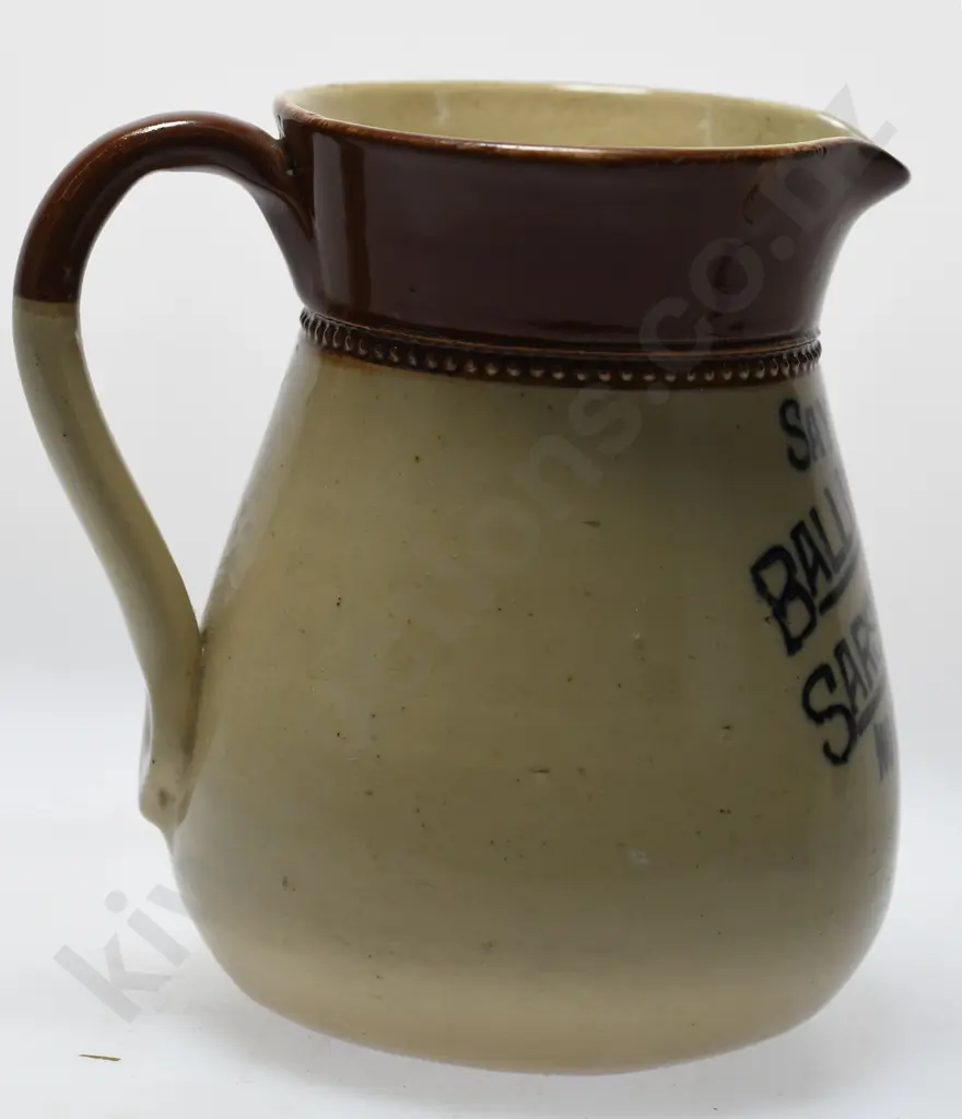 BALLIN BROS CHRISTCHURCH STONEWARE WATER JUG Image 1++