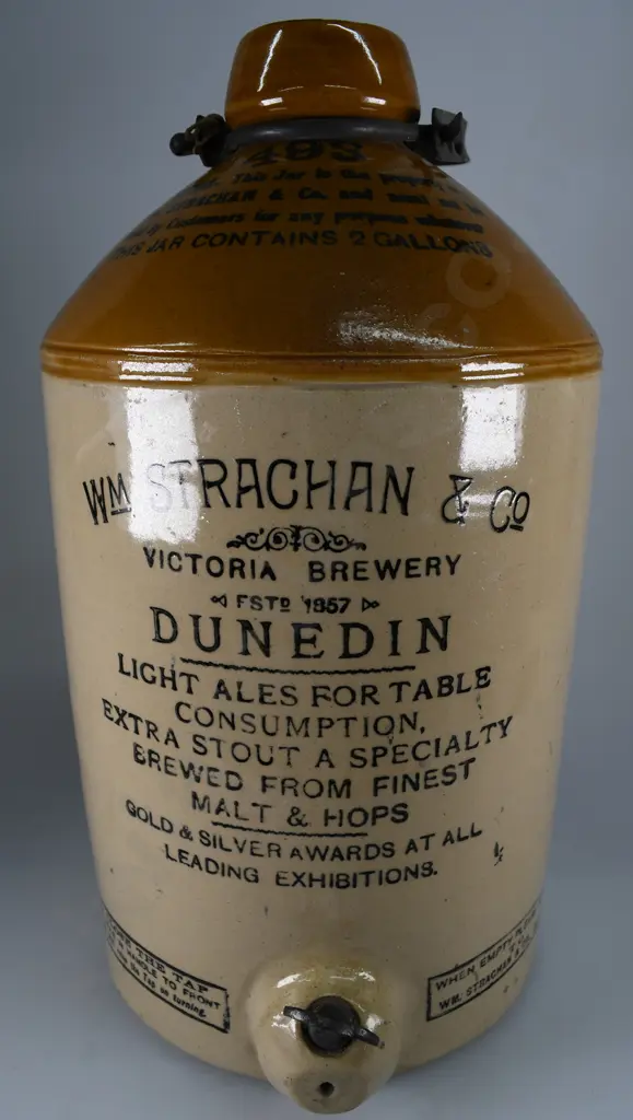 STRACHAN DUNEDIN STONE JAR Image 1++