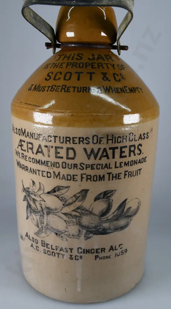 SCOTT AUCKLAND STONE JAR Image 1++