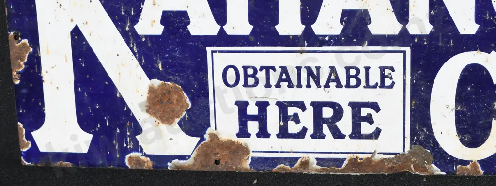 KAITANGATA COAL ENAMEL SIGN Image 1++