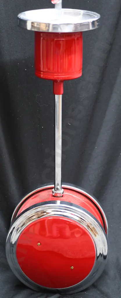ART DECO SELF RIGHTING ROLLING ASHTRAY STAND Image 1++