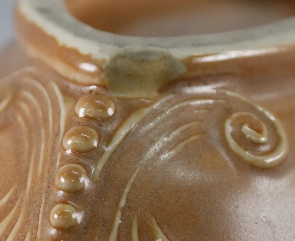 TEMUKA WARE DECO STYLE DISH MUSHROOM GLAZE Image 1++