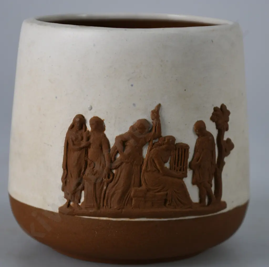 GW LOVATT JASPERWARE SMALL VASE Image 1++