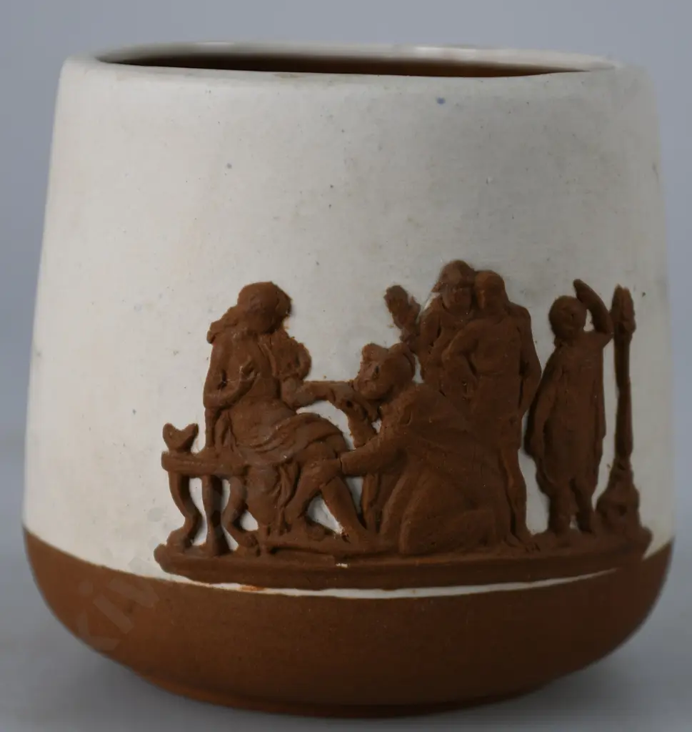 GW LOVATT JASPERWARE SMALL VASE Image 1++
