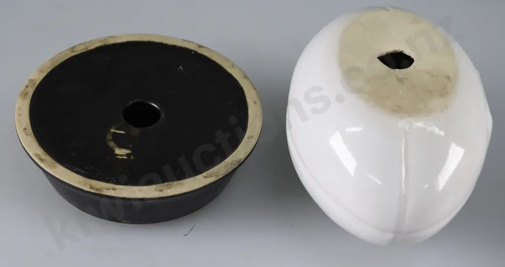 TEMUKA WARE RUGBY BALL ON PLINTH Image 1++