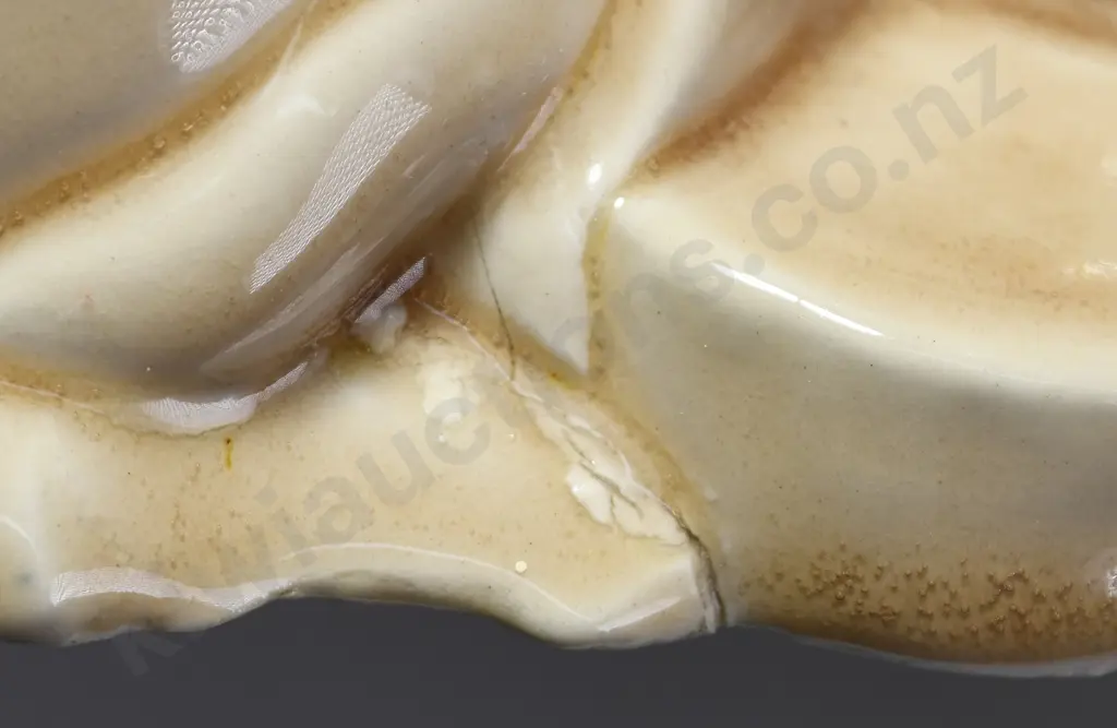 TEMUKA OATMEAL GLAZED BUDDHA FIGURE Image 1++