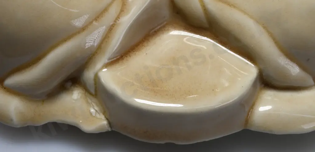 TEMUKA OATMEAL GLAZED BUDDHA FIGURE Image 1++