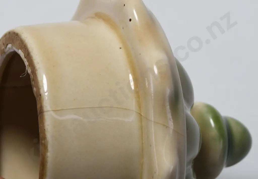 TEMUKA WARE TEAPOT OATMEAL & GREEN Image 1++
