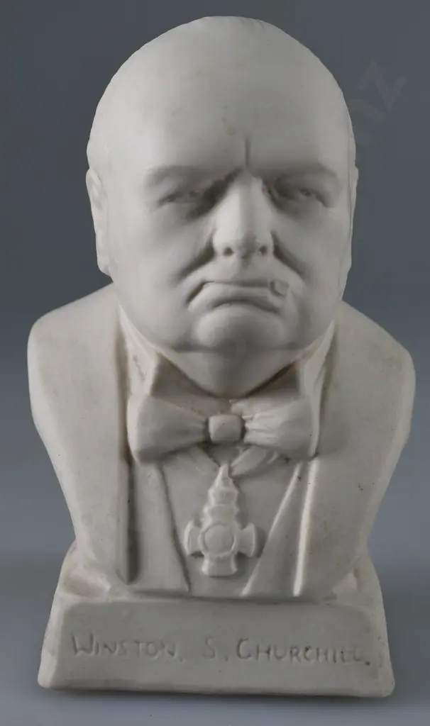 TEMUKA WARE WINSTON CHURCHILL BUST Image 1++