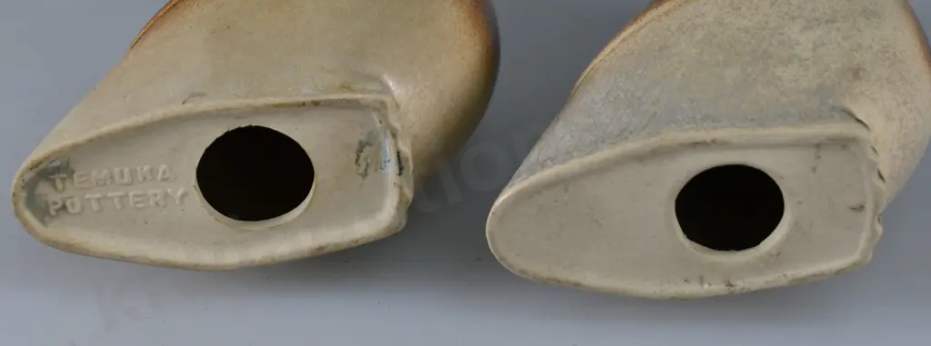 TEMUKA POTTERY OWLS Image 1++