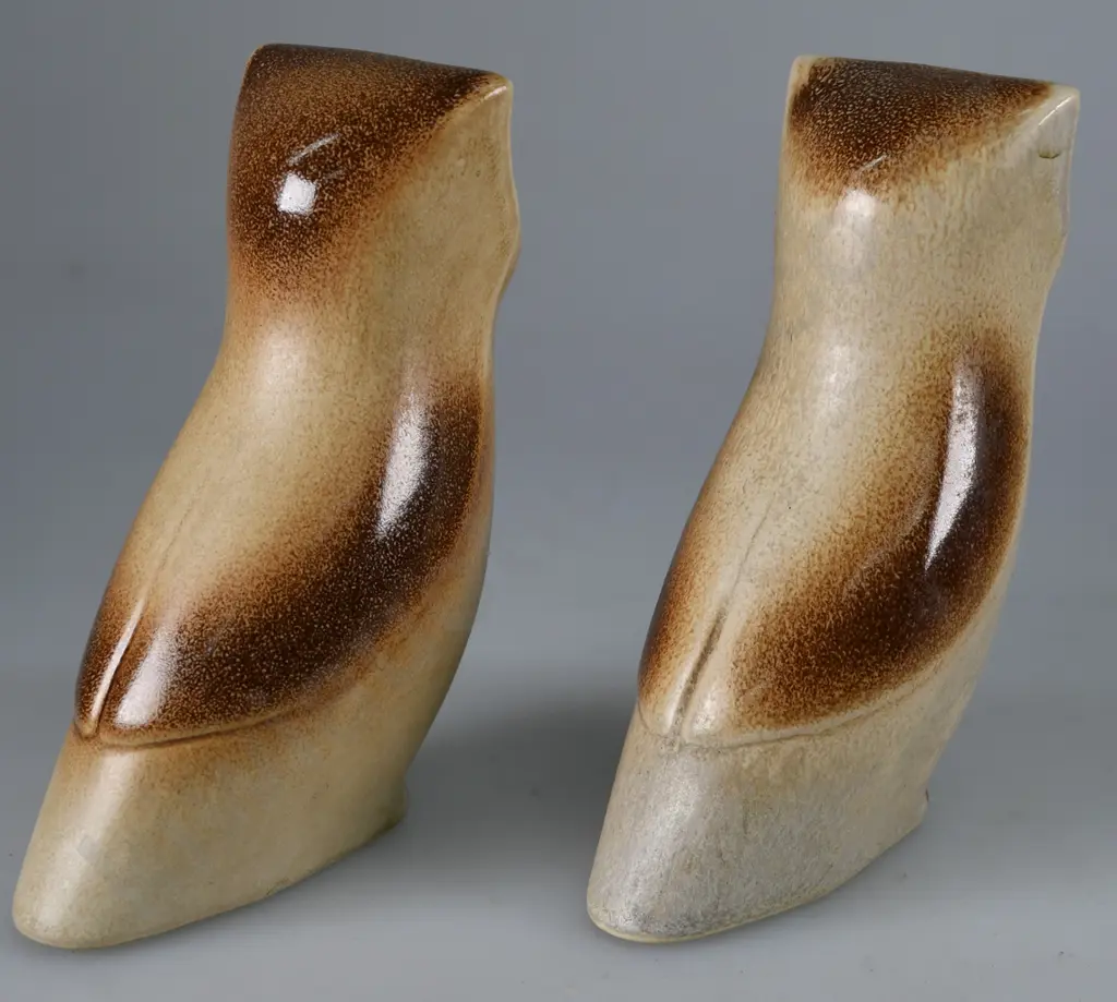 TEMUKA POTTERY OWLS Image 1++