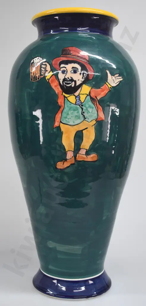 TEMUKA WARE ADVERTISING DISPLAY VASE FOR THE JOLLY POTTER Image 1++