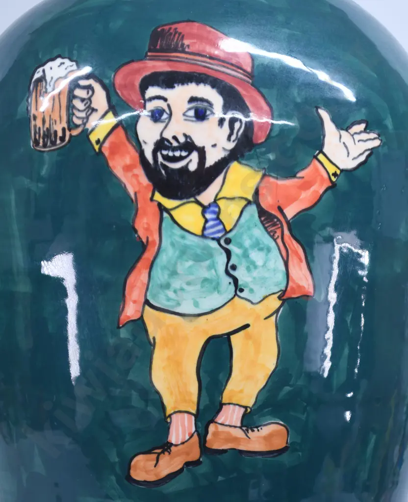TEMUKA WARE ADVERTISING DISPLAY VASE FOR THE JOLLY POTTER Image 1++