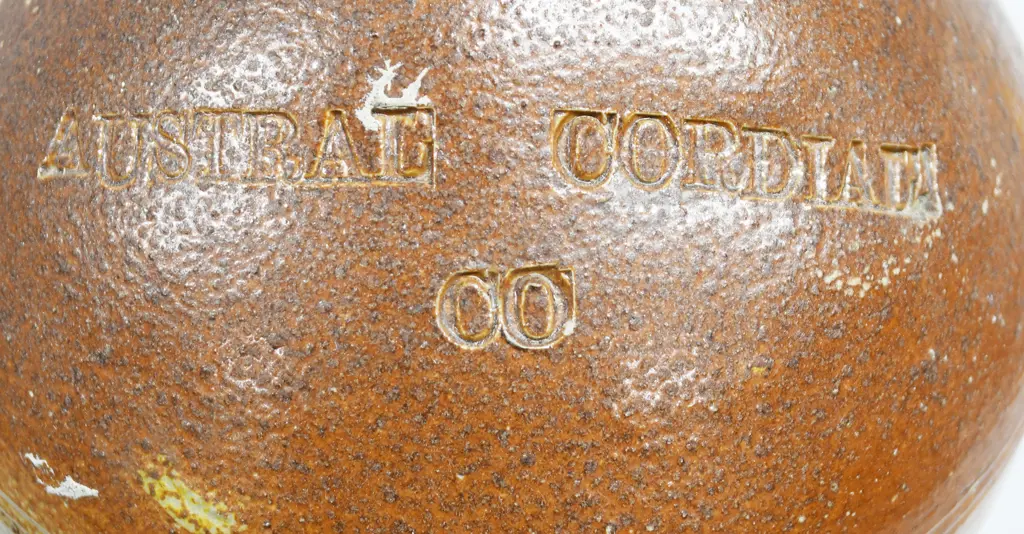 AUSTRAL CORDIAL CO STONE JAR Image 1++