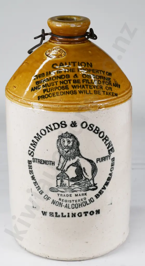 SIMMONDS & OSBORNE WELLINGTON STONE JAR Image 1++