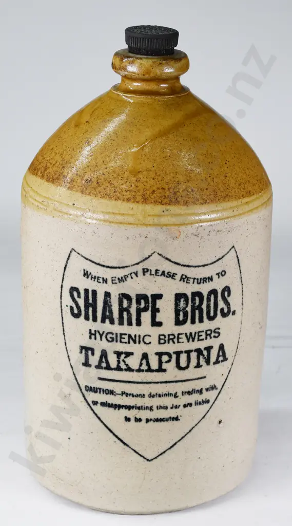 SHARPE BROS TAKAPUNA STONE JAR Image 1++