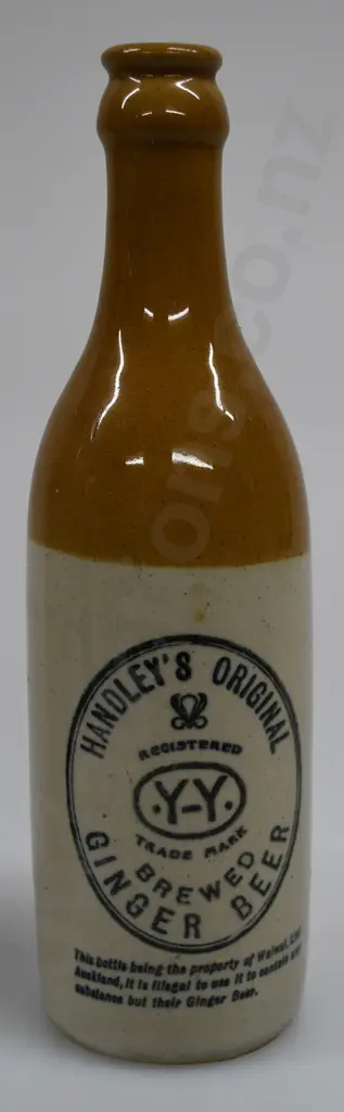 HANDLEY'S AUCKLAND GINGER BEER Image 1++