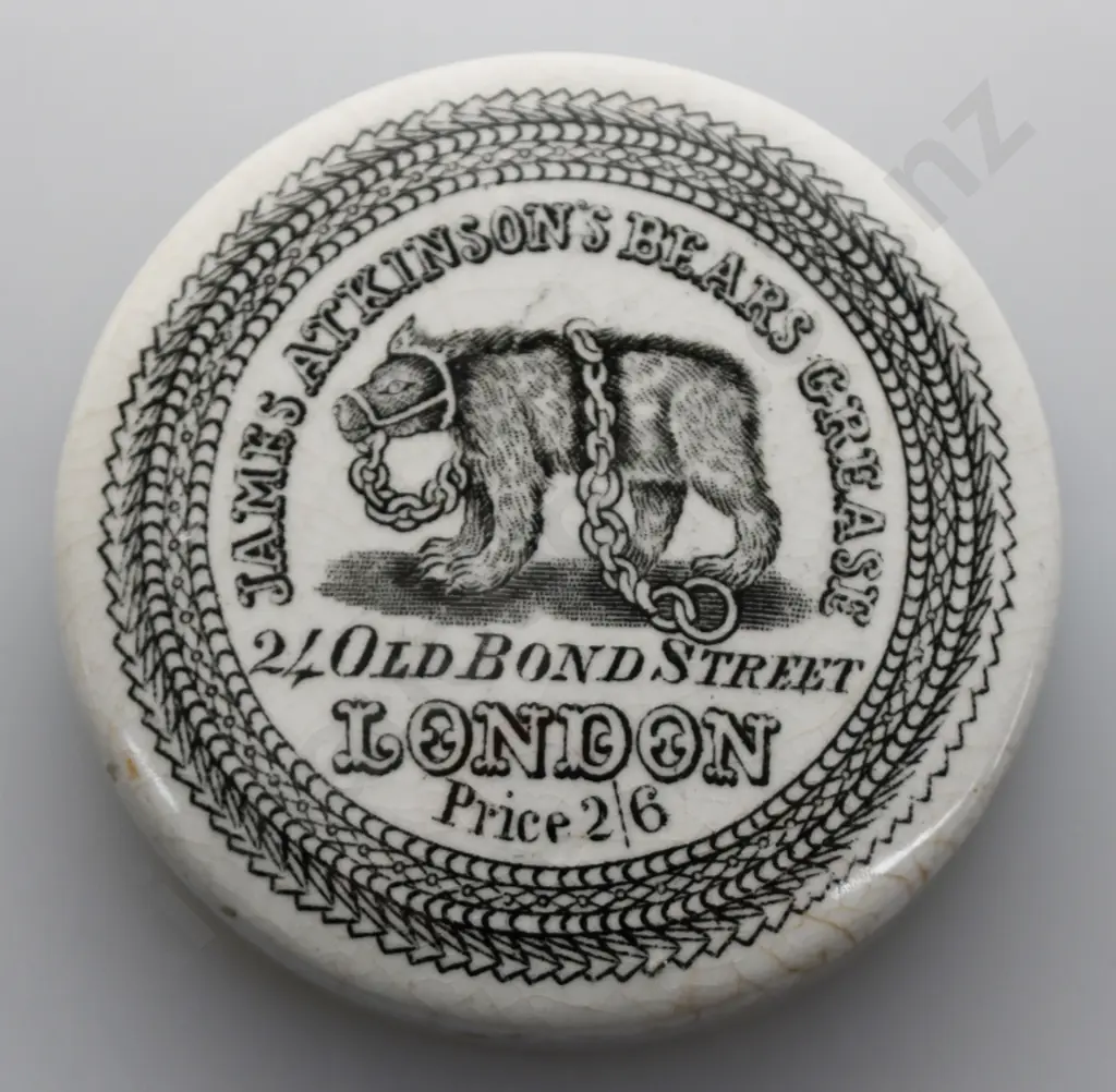 ATKINSON BEARS GREASE POT LID Image 1++