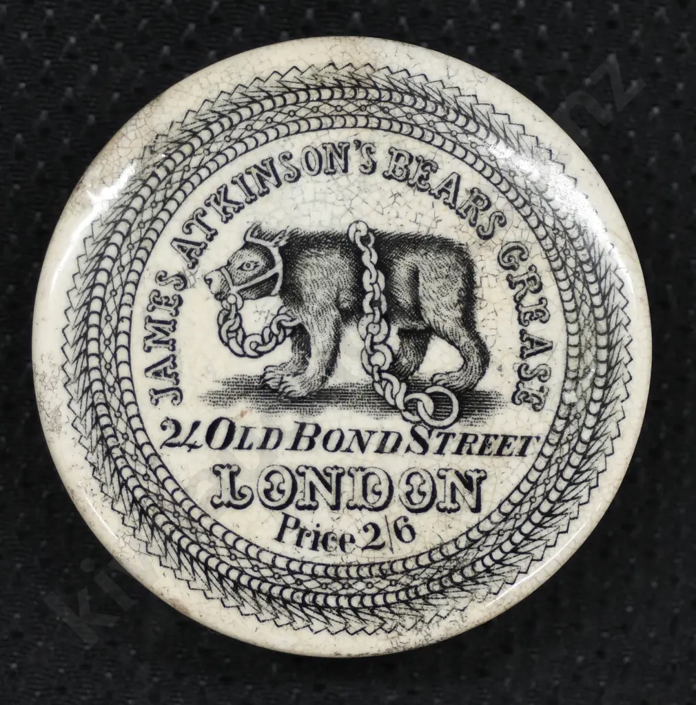 ATKINSON BEARS GREASE POT LID Image 1++