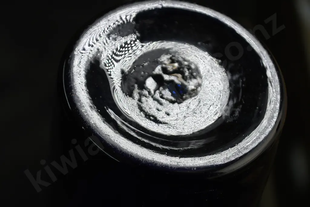 PONTILLED DEEP COBALT BLUE BOTTLE Image 1++