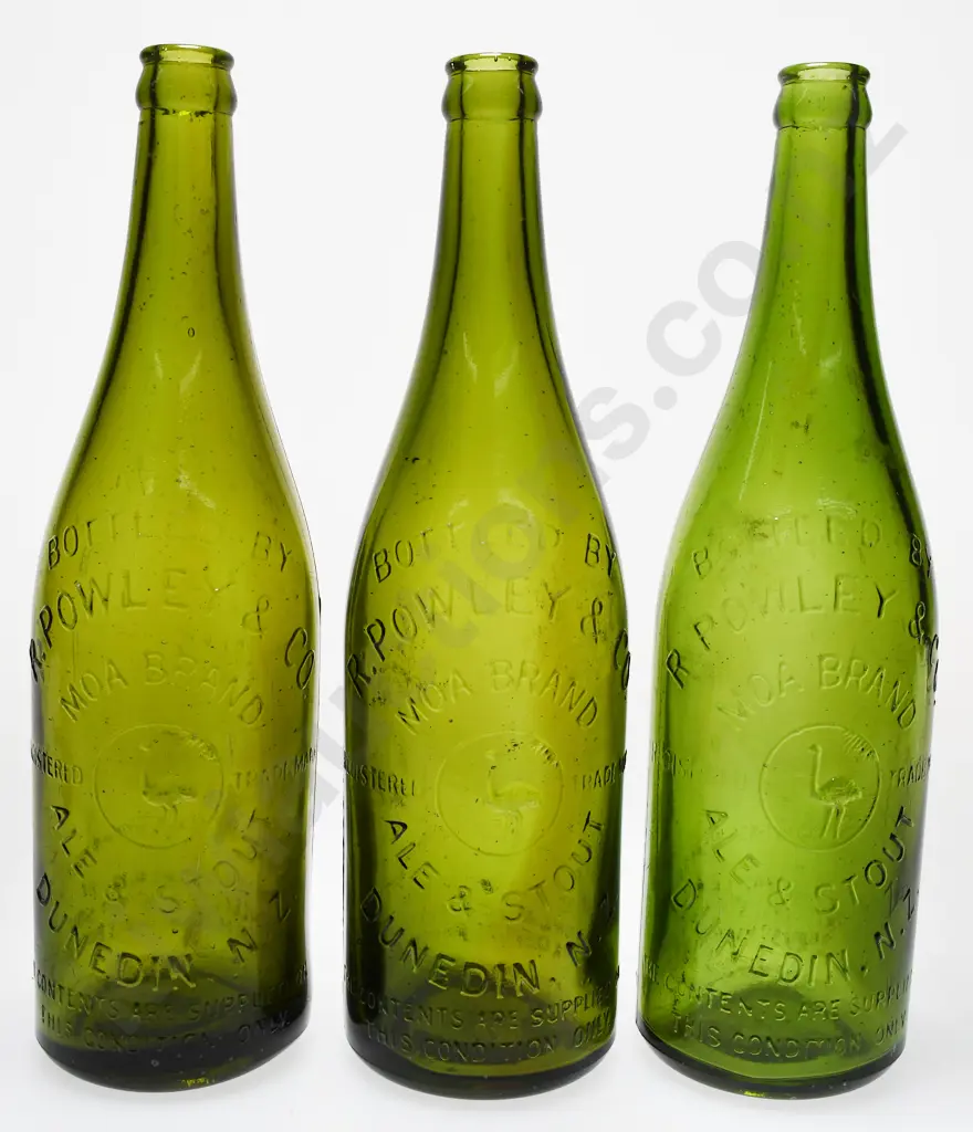 POWLEY & CO DUNEDIN CROWN TOP BEERS Image 1++