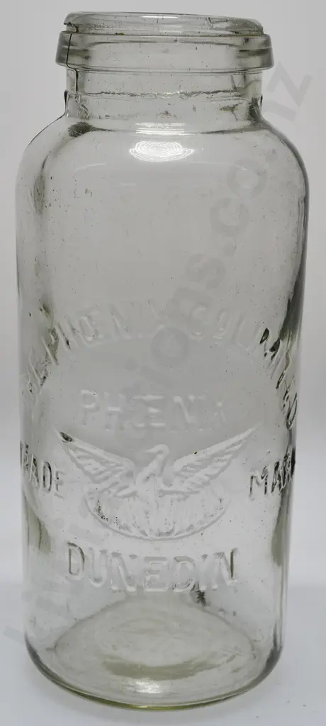 PHOENIX DUNEDIN FRUIT JAR Image 1++